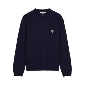 메종 키츠네 FW25 남성 폭스헤드 밀라노 니트 PM00817KT1180 0413 119961