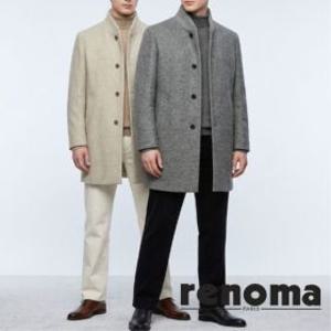 (롯데백화점)26 FW 남성 모 알파카 혼방 헤링본 싱글 하프 코트 택1 RQDMBH667