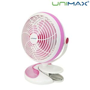 유니맥스 8인치 클립형 선풍기 UMF-15081C 핑크 미니선풍기
