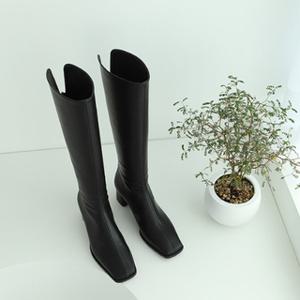 mh5811 여성신발 롱부츠 뒷지퍼롱부츠 통굽부츠 가을 겨울 부츠 여자슈즈