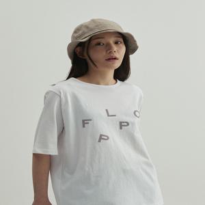 [플로피엔디스크] 플로피 로고 티 _화이트