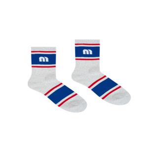 Stripe Middle Socks_Grey (Men)