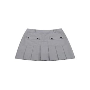 Out Pocket Pleats Skirt_Grey (Q0CQ20334)