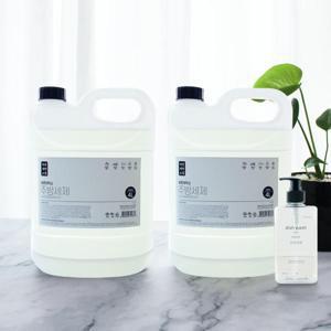 바른세탁소 주방세제 4Lx2개+리필용기1개 500ml