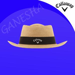  캘러웨이  캘러웨이 골프모자 남성용 페도라 중절모 버킷햇 필드 야외 여행용 여름 밀짚 골프 모자