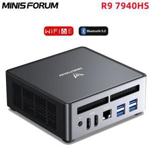 MINISFORUM 미니 PC UM790 프로, AMD 라이젠 9 7940HS, 윈도우 11 2 * DDR5 5600MHz, PCIE4.0, 와이파이 6E