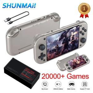 M17 레트로 휴대용 게임 콘솔, 20000 + 클래식 4.3 인치 480x272 LCD IPS 스크린, 비디오 플레이어 25 에뮬