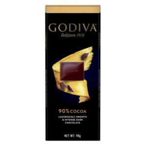 고디바 90% 카카오 퓨어 다크초콜릿 코코아바 90g 5팩