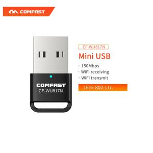 무료 드라이버 미니 USB 와이파이 어댑터 2.4G 무선 네트워크 카드 와이파이 수신 와이파이 전송 150Mbps, PC 와이파이 동글 소프트 AP 라우터