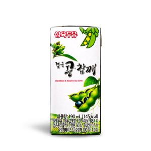 [삼육두유] 검은콩참깨두유 190ml x 72팩