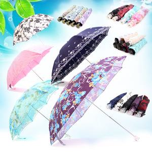 [백화점판매용]브랜드 공주풍 양산/우산/슬림 암막 우양산