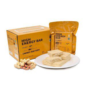 하이 에너지바 비상식량 12개입 피넛 초콜릿 솔티 비타민 맛4종 생존식량 전투식량 재난대비