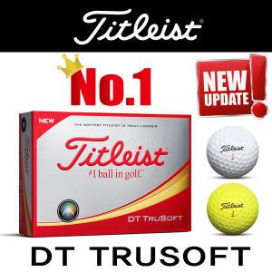 [타이틀리스트] 최신형 DT TRUSOFT 골프공 / 디티 트루소프트 / 12볼 구성 / 판매 1위