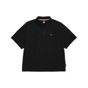 [매장정품] 내셔널지오그래픽 N242UTS991 프로즌에어 반팔 카라 티셔츠 CARBON BLACK