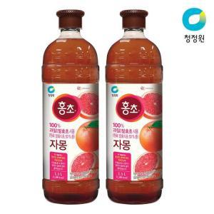 [청정원] 청정원 홍초 자몽 1.5L 2개