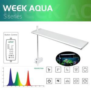 Week Aqua 수족관 LED 램프 S 시리즈 WRGB 작은 조명, ADA 스타일 액세서리 Aquascape 낚시 장식 어항