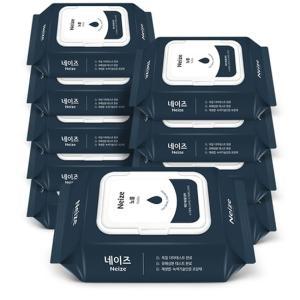 네이즈 노블 물티슈 휴대용 평량72g 캡20매 x10팩