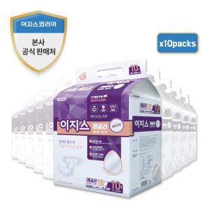 이지스 성인기저귀 레귤러 특대형(XL) 겉기저귀 10매 10팩 (100매)