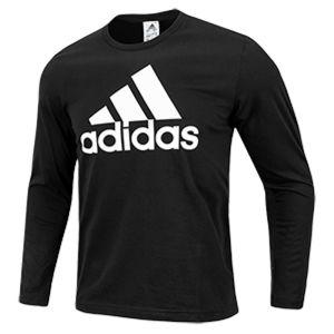 아디다스 IC9308 에센셜 롱 슬리브 긴팔티 셔츠 트레이닝셔츠 스포츠 운동 긴팔 남성셔츠