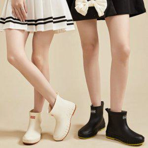 여성 장화 첼시 레인부츠 숏 여름 발목 가벼운 물장화