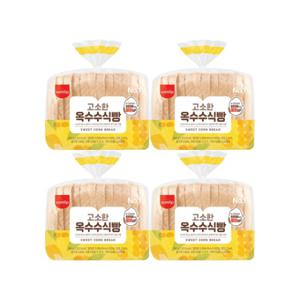  SPC삼립  삼립 고소한 옥수수식빵 390g 4개 무료배송