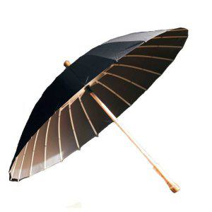 일본 전통 나무 우산 옛날 양산 레트로 고급 장우산