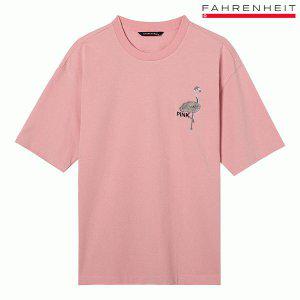 파렌하이트 핑크 플라밍고 티셔츠 CI8778F