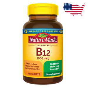 네이쳐메이드 비타민 B12 1000mg 160정 시아노코발라민 제이인산 칼슘