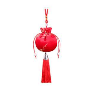 미니 복주머니 설날 색동 비단 빨강색 한국 전통 선물