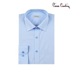 [피에르가르뎅] 블루 평직 기본 노말핏 셔츠 PJDS1937