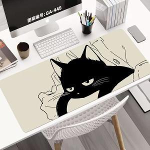 [레드캣]대형 귀여운 고양이 일러스트 키보드패드 마우스패드 장패드 게이밍패드