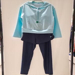 레노마수영복  여아동 후드반집업 치마레깅스 래쉬가드세트 GS2E924(색상2종택1)