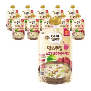 맘스쿠킹 이유식 소고기배추전골 아기밥 (15개월부터) 140g x 10입