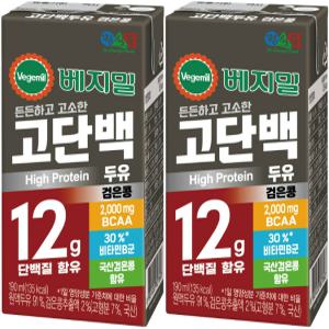 정식품 베지밀 고단백두유 검은콩 190mlx48팩