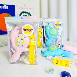 파스텔 달팽이 물총 구디백 카와이 비눗방울 유치원 어린이집 단체선물 답례품 생일