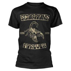 볼링티 볼링티셔츠 치마 유니폼 반팔 단체 복 옷 Scorpions Forever 메탈 록 밴드 티셔츠 코튼 티셔츠여름
