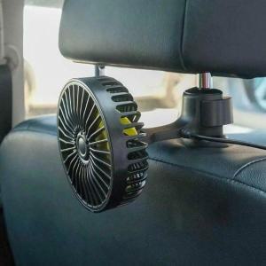 자동차  선풍기 서큘레이터 USB, 휴대 일반형 팬 조절 머리 플레이 3 송풍 받침 냉각 공기 앤 뒷좌석 가능