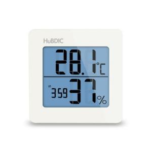 휴비딕 전자 온습도계 HT-1 온도계 습도계 시계 흰색_MC