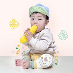 [르메이어] 유아 무릎보호대 아기 밴딩 자수 성장판 보호대