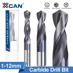 XCAN-카바이드 드릴 비트 1.0-12mm, VAPO 코팅 건 드릴 비트, CNC 선반 기계용 홀 커터 트위스트 드릴 비트 금속 드릴 도구