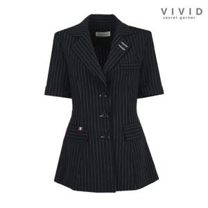 [비비드 시크릿가너]VIVID 여성 롱스트라이트 반팔 여름정장 자켓