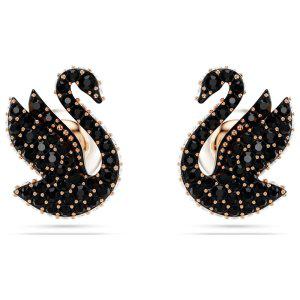스와로브스키 Iconic Swan 블랙 스터드 귀걸이 5684608 독일 직배송
