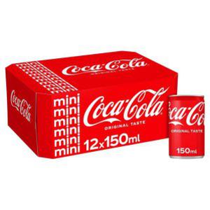 Coca-Cola 코카콜라 오리지널 테이스트 콜라 미니캔 150ml 12입 Original Taste 12 x 150ml