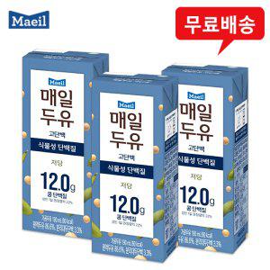 매일두유 고단백 190mlx12팩/식물성단백질/저당/무배