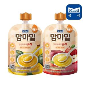 맘마밀 혼합 바나나단호박 100g + 맘마밀 사과와고구마 100g 각 10팩