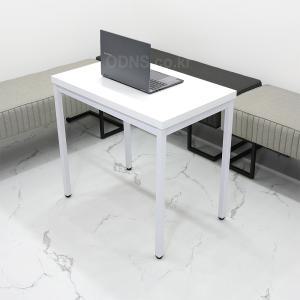 WH8055 화이트 30각다리 테이블 W800 x D550 /공부방책상/공부책상