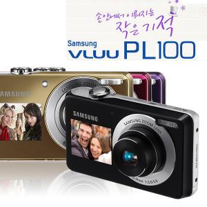 삼성 정품 PL100 초소형 듀얼액정 디카 (16GB 포함) K