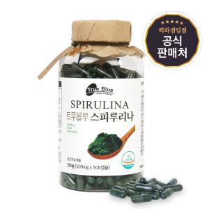 [마더네스트] 트루블루 스피루리나 500mg 500캡슐 (5개월분) 슈퍼푸드 항산화 개선