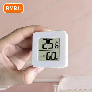 가정용 미니 습도 계량기 센서 게이지, LCD 디지털 온도계 습도계, 실내 전자 온도 기상 관측소