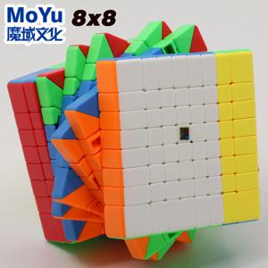 MoYu MeiLong 큐브 8x8 매직 퍼즐, 전문 스피드큐브 샵, 스트레스 방지 로직, 스마트 게임, 직결 장난감